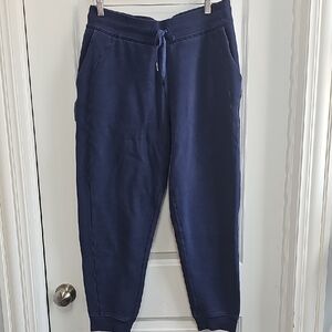 Lululemon Athletica Blue Joggers with Tapered Ankles